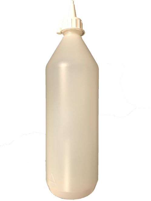 Hovedbilde Plastflaske - Transparent 1l/m spiss kork