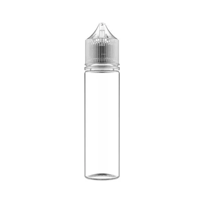 Hovedbilde 60ml PET Gorilla plastflaske (rosa kork) - 5stk