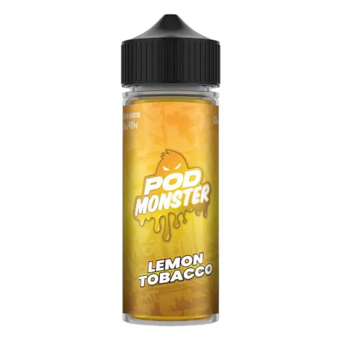 Hovedbilde POD Monster - Lemon Tobacco, Ejuice 100/120ml