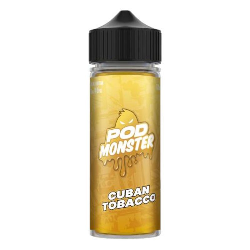 POD Monster - Cuban Tobacco, Ejuice 100/120ml